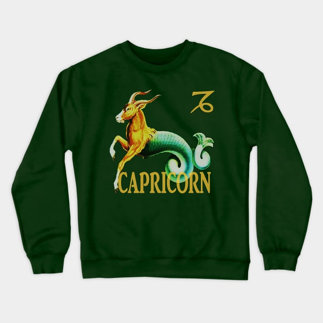 Capricorn Crewneck Sweatshirt by Izmet